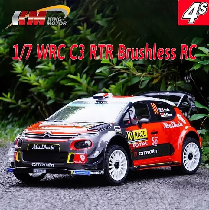 1/7 WRC Citroen C3 Brushless 4S Rally Aracı