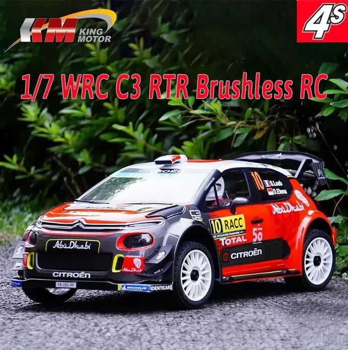 1/7 WRC Citroen C3 Brushless 4S Rally Aracı