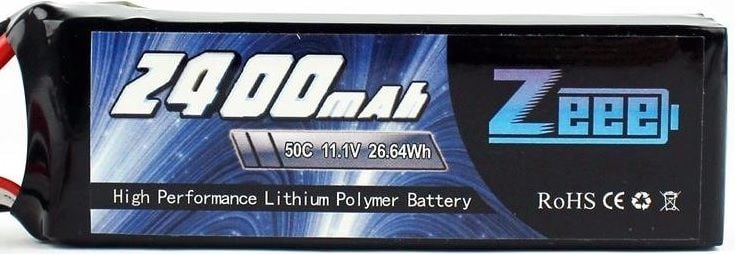 2400Mah 11.1V 3S 50C Lipo Batarya
