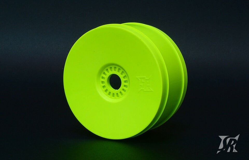 1/8 Buggy Dish Wheels V4 Yellow 4pcs