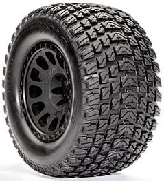 7872 XRT Race Black Wheels Gravix Tires 2Pc