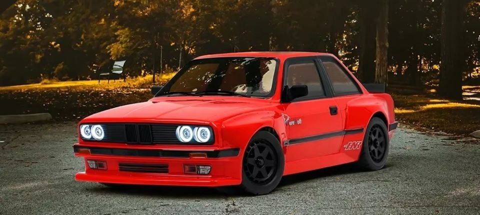 WEREWOLF 1/10 2.4Ghz 4WD Brushless BMW E30 M3 Kırmızı