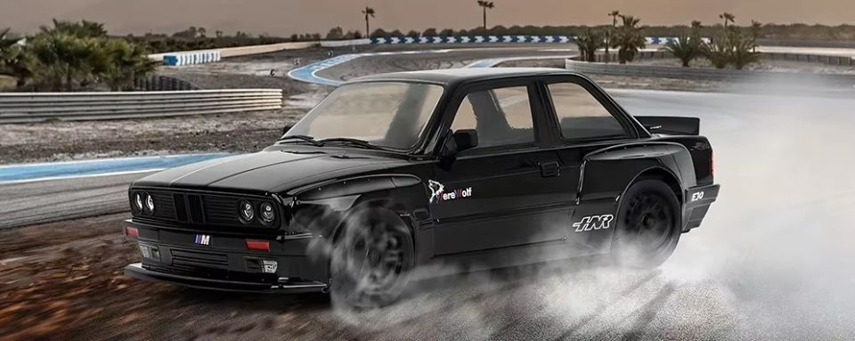 WEREWOLF 1/10 2.4Ghz 4WD Brushless BMW E30 M3 Siyah