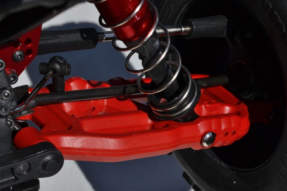 Rear A-arms for the ARRMA 6S (V5-V6 & EXB) Siyah