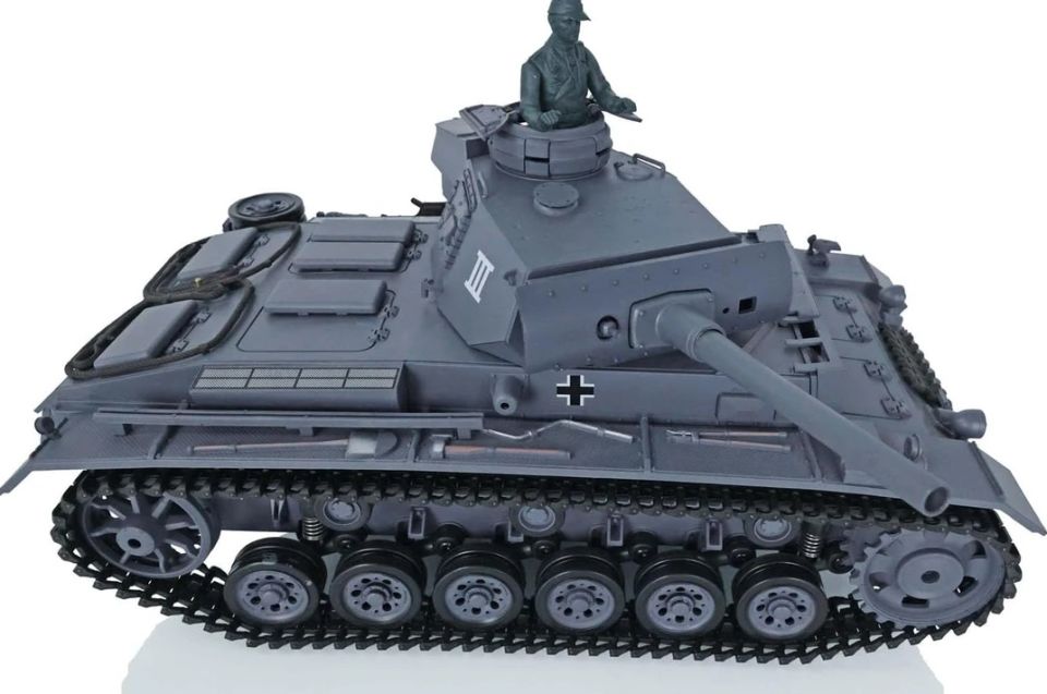 1/16 German Panzer III L RC Tank RTR (7.0 v) SES/IŞIK/BB/DUMAN