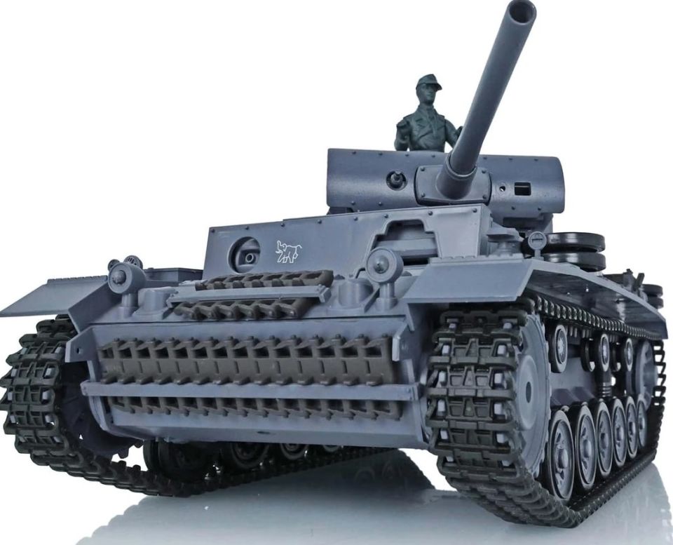 1/16 German Panzer III L RC Tank RTR (7.0 v) SES/IŞIK/BB/DUMAN