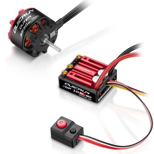 Quicrun WP10BL80 / G2 Outer 3530SL-1700kV Combo Crawler Set 1/10