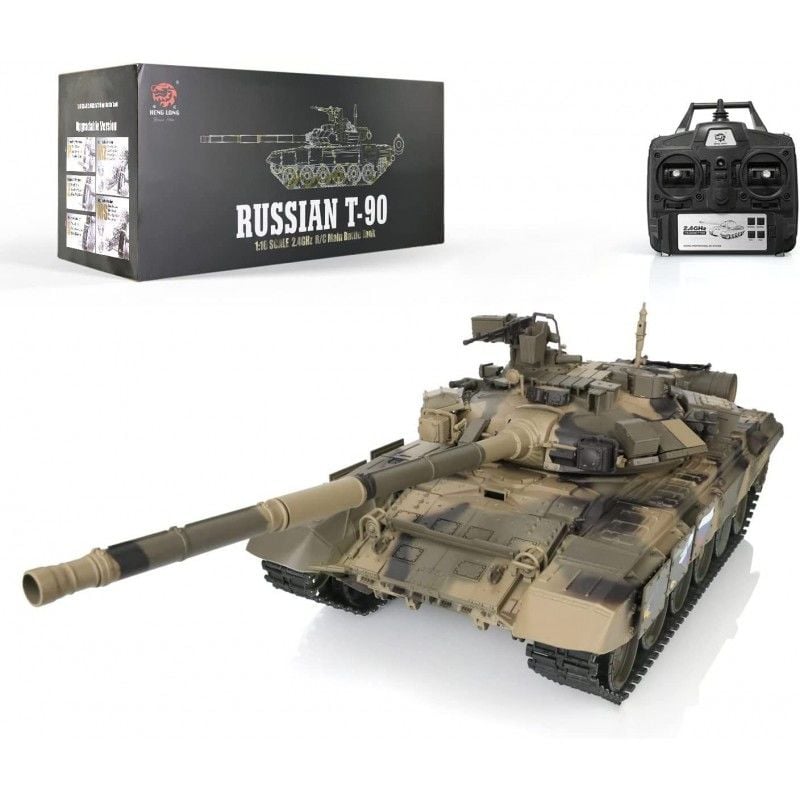 1/16 Russian T90 Rc Tank (7.0 v) SES/IŞIK/BB/DUMAN Pro Versiyon