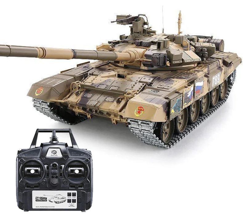 1/16 Russian T90 Rc Tank (7.0 v) SES/IŞIK/BB/DUMAN Pro Versiyon