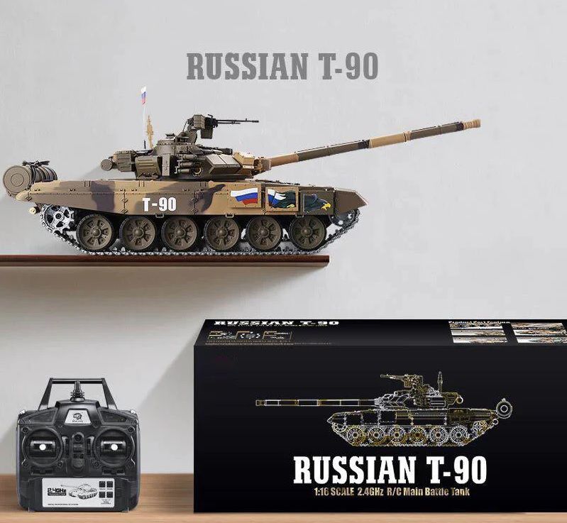 1/16 Russian T90 Rc Tank (7.0 v) SES/IŞIK/BB/DUMAN Pro Versiyon