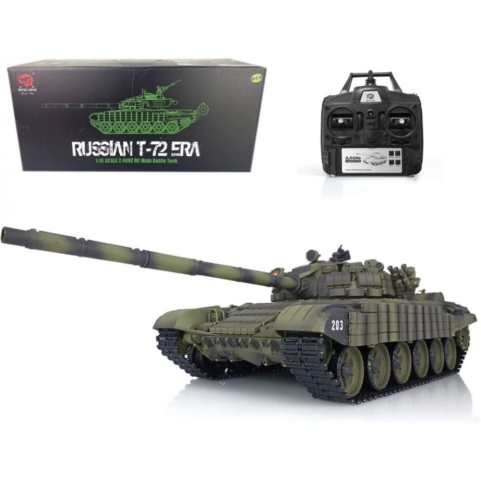 1/16 Russian T-72 Rc Tank (7.0 v) SES/IŞIK/BB/DUMAN