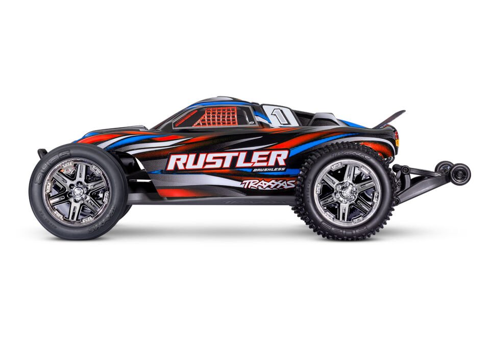 Rustler HD 2WD USB-C Kırmızı