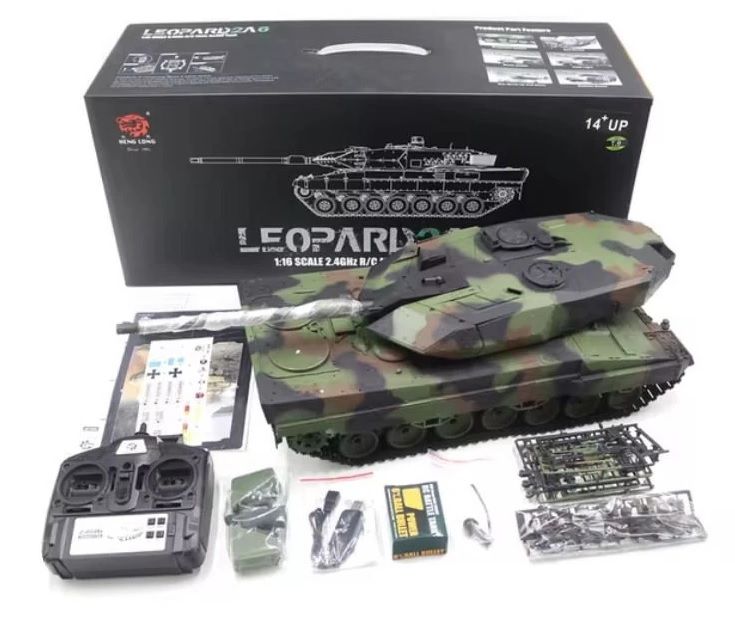 1/16 Leopard 2A6 Rc Tank (7.0 v) SES/IŞIK/BB/DUMAN