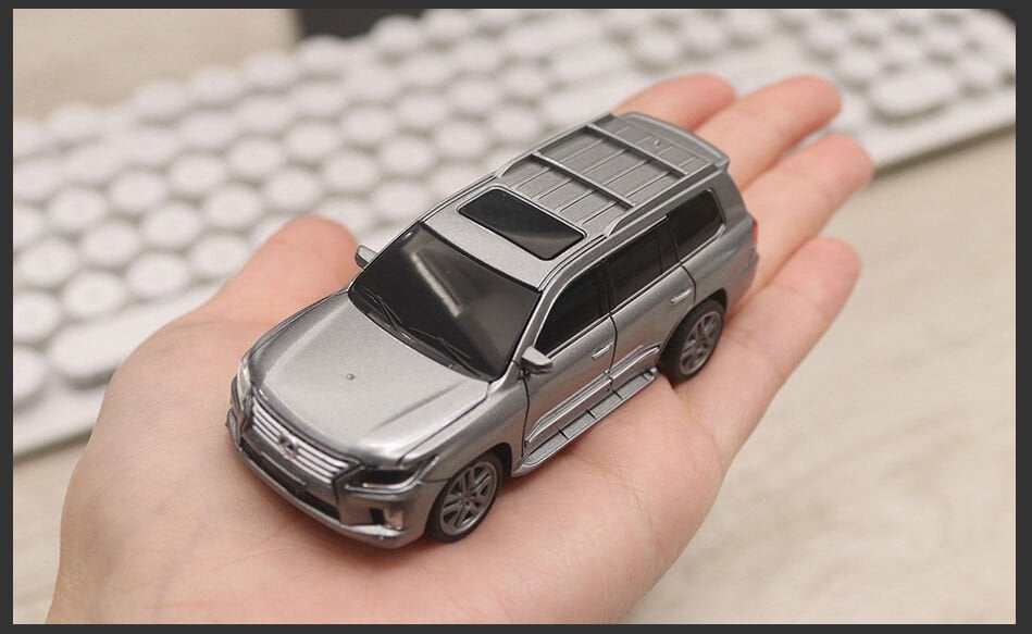 1/60 RC Lexus LX570 Uzaktan Kumandalı Kutu Kola Araba Gri