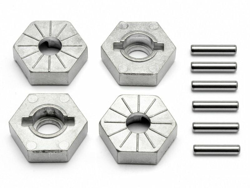 86804 Metal Hex Wheel Hub 17 mm & Pin (4pcs) Savage