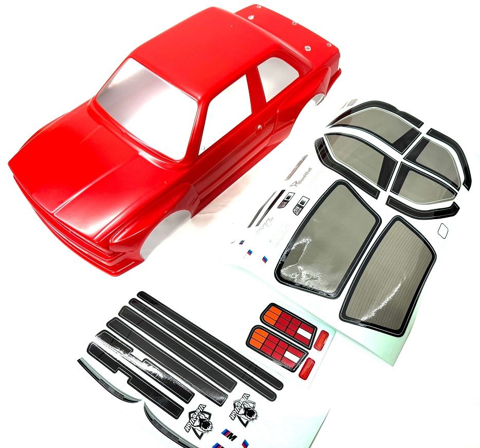 Werewolf 1/10 BMW E30 M3 Boyalı Kep ( Işık Seti Ve Aksesuarları Dahil Değildir) Kırmızı