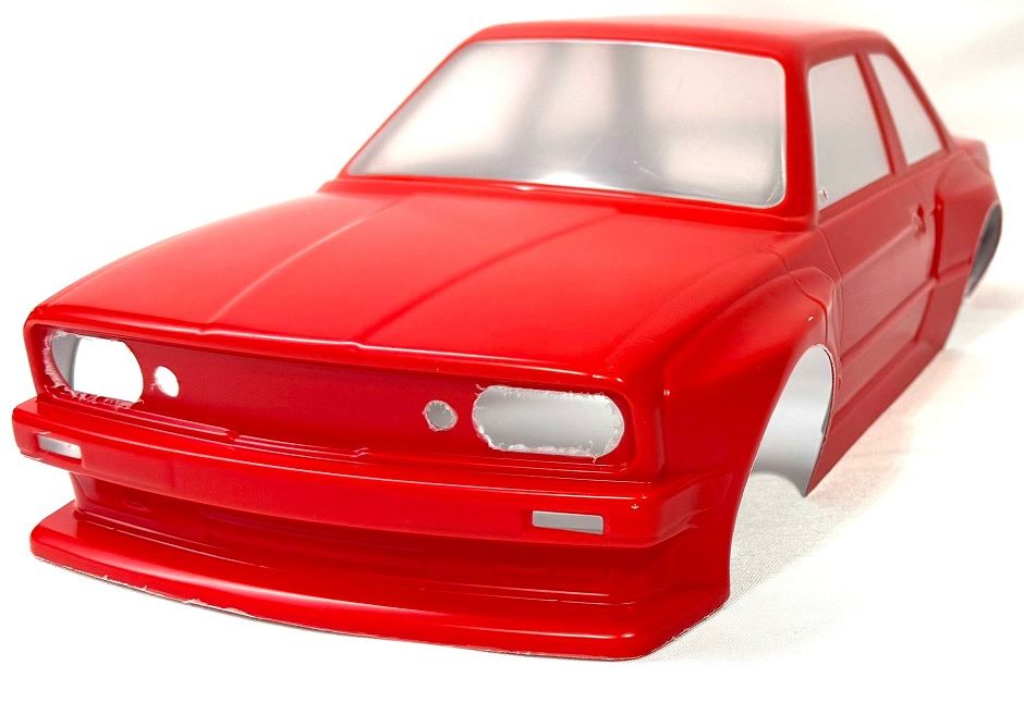 Werewolf 1/10 BMW E30 M3 Boyalı Kep ( Işık Seti Ve Aksesuarları Dahil Değildir) Kırmızı
