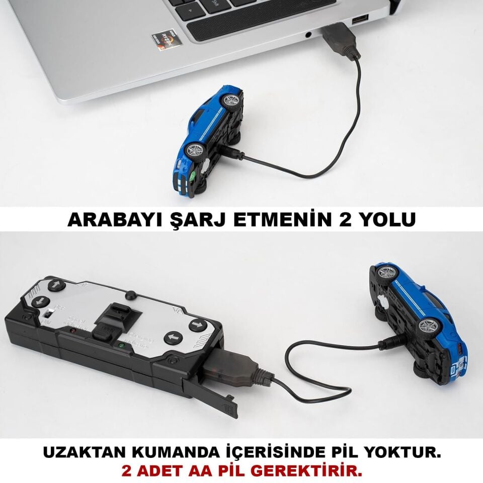 1/60 RC Aston Martin 2022 V12 Vantage Uzaktan Kumandalı Kutu Kola Araba