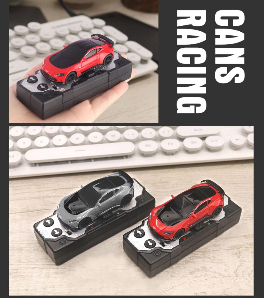 1/60 RC Aston Martin 2022 V12 Vantage Uzaktan Kumandalı Kutu Kola Araba Kırmızı