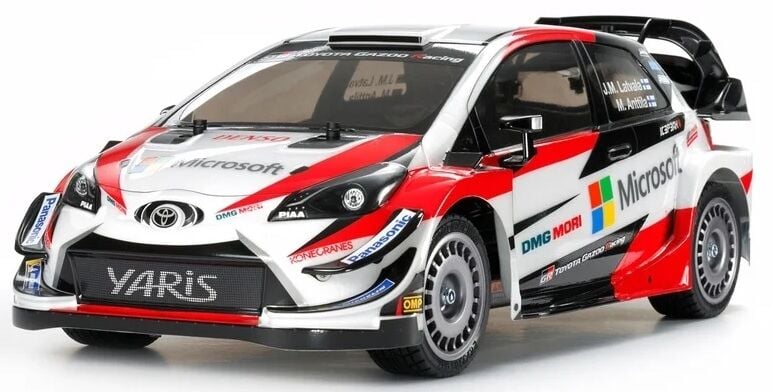 1/10 Yaris WRC Kaportası (Kep) Boyasız