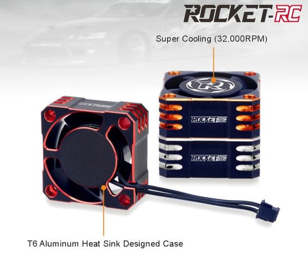 Rocket 25x25x10mm Turbo ESC Alüminyum Fan 32.000Rpm