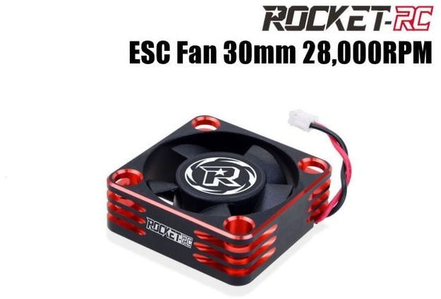 Rocket 30x30x10mm Turbo ESC Alüminyum Fan 28.000Rpm