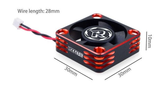 Rocket 30x30x10mm Turbo ESC Alüminyum Fan 28.000Rpm
