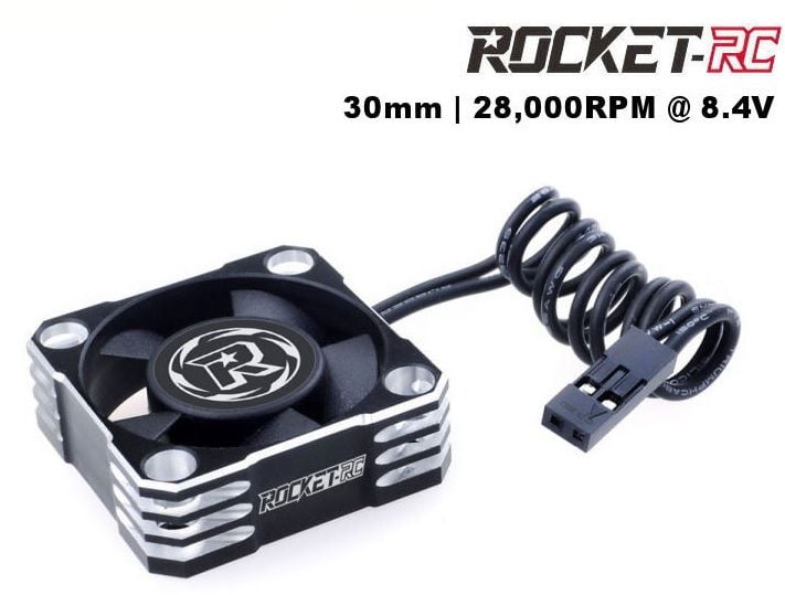 Rocket 30x30x10mm Turbo Alüminyum Fan 28.000Rpm