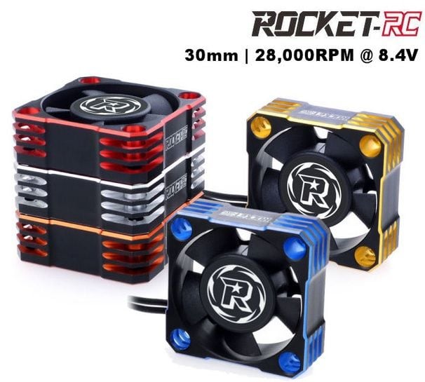 Rocket 30x30x10mm Turbo Alüminyum Fan 28.000Rpm