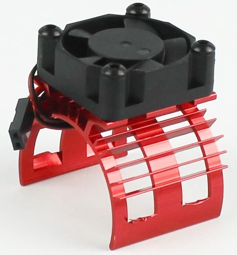 1/10 Alüminyum Motor için Soğutuculu Fan Kırmızı