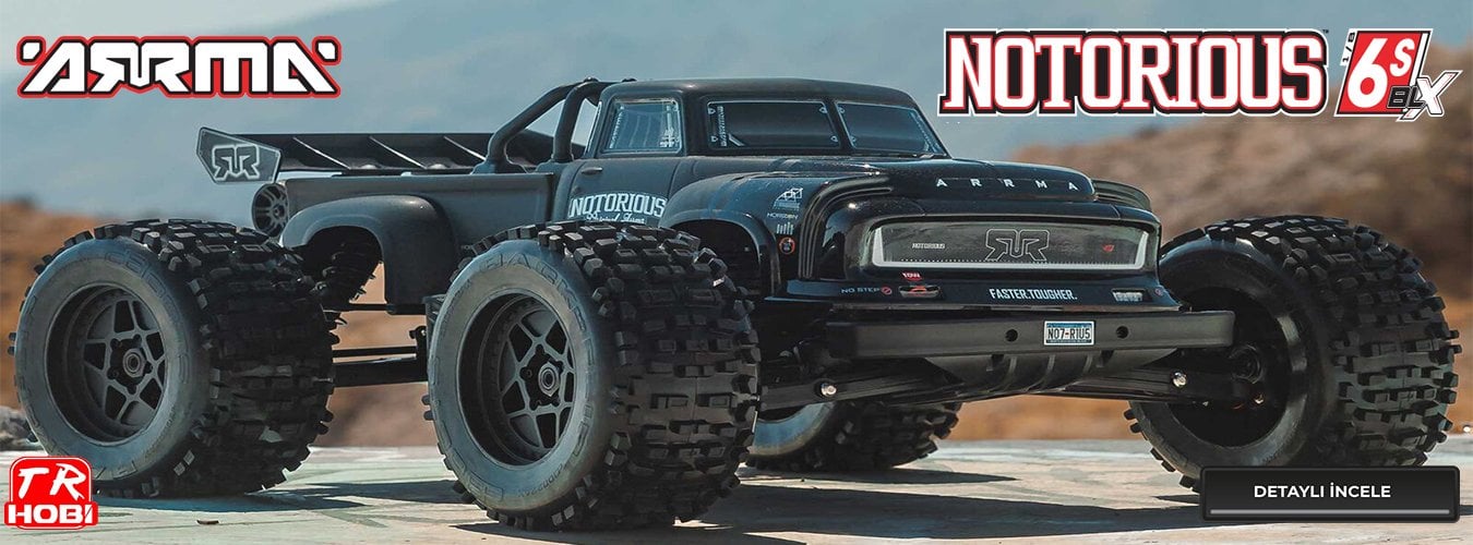 ARRMA 1/8 NOTORIOUS 6S 4X4 RTR V6