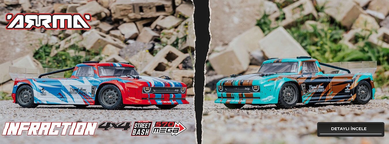ARRMA 1/8 INFRACTION 4WD MEGA Resto-Mod Truck RTR